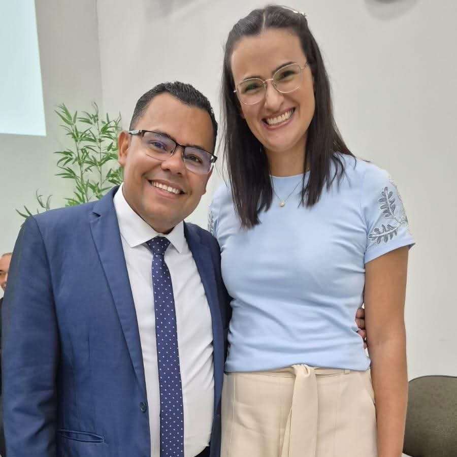 Pr. Silvinho e irmã Edilene, dirigentes da Igreja Jardim Leonor